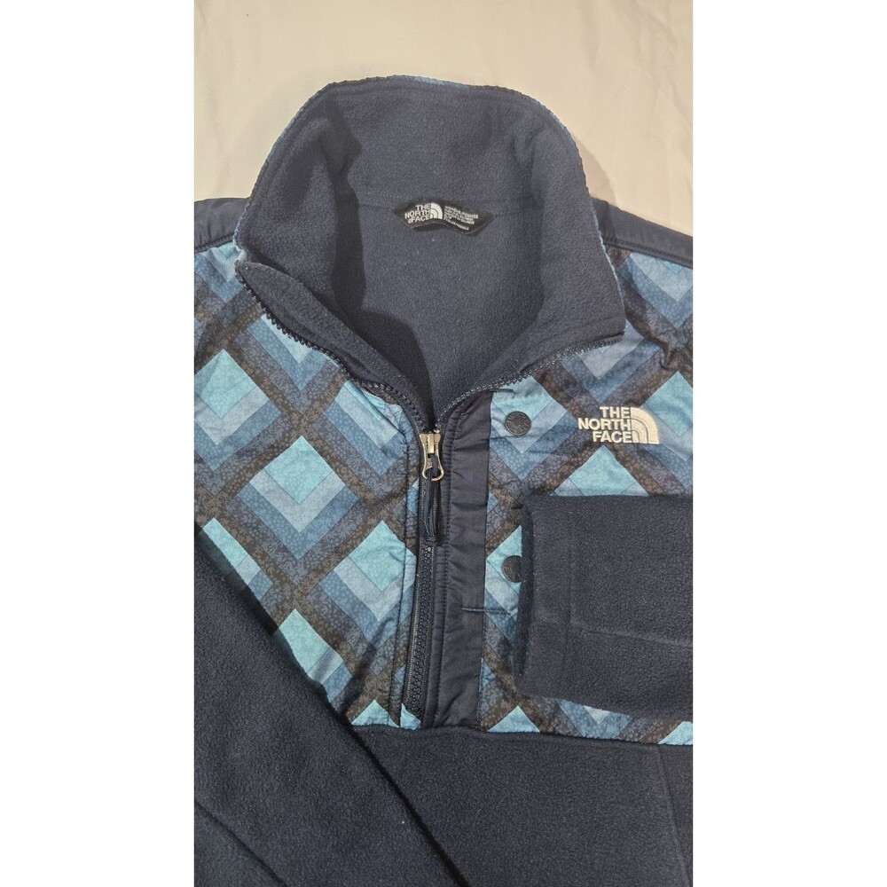 The North Face Plaid Fleece Pullover Jacket Women S DenaliStyle 1/4 ZipSweater